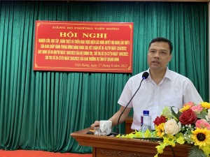 Đảng bộ phường Việt Hưng tổ chức hội nghị nghiên cứu, học tập, quán triệt và triển khai thực hiện các nghị quyết 
