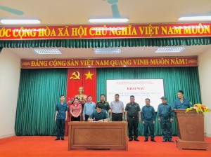  Khai mạc huấn luyện quân sự, giáo dục Chính trị - Pháp luật cho lực lượng Dân quân năm 2024
